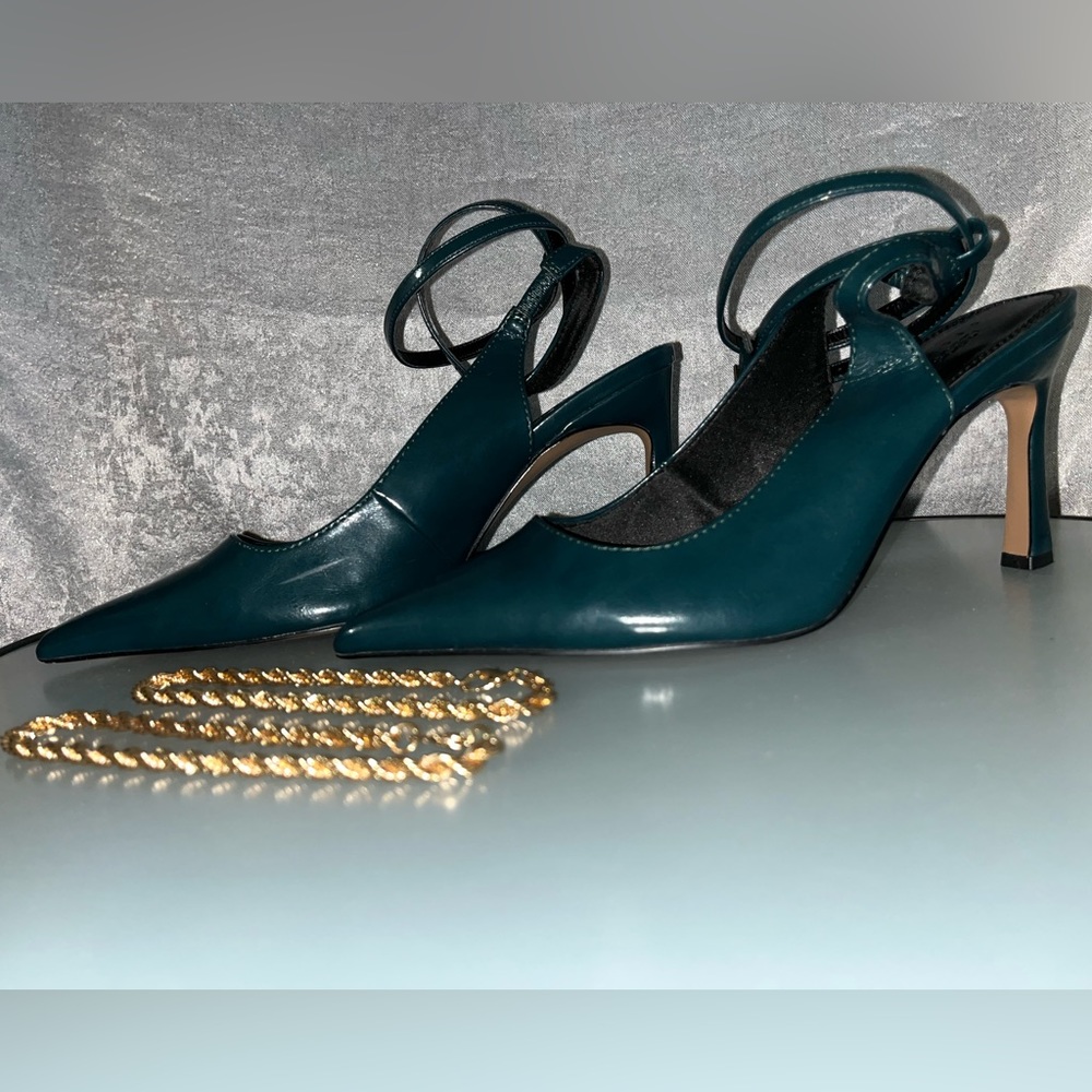 ASOS Green Design Slingback Heels